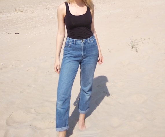 Vintage Mom Jeans, High waisted mom jeans, womens