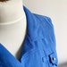 Vintage Shacket, Blue Shacket, Bright Blue Jacket, Blue Shirt, Retro ...