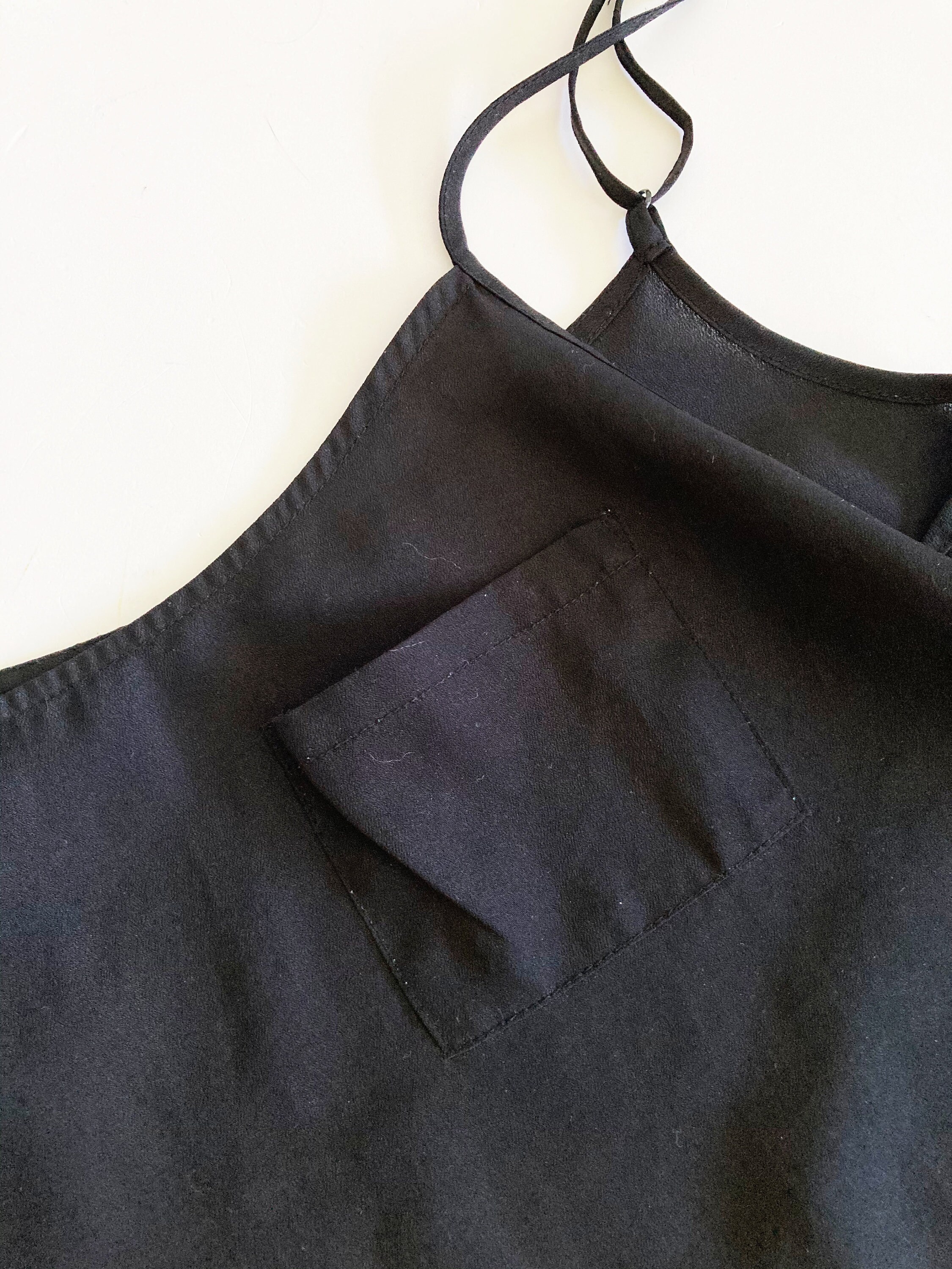 Vintage Top, Black Top, Lace Thin Strap Top, Dainty Top