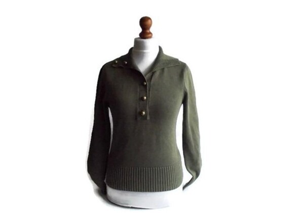 khaki green jumpers womens