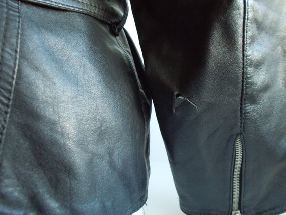 Vintage Leather Jacket, Retro leather jacket, Gen… - image 10