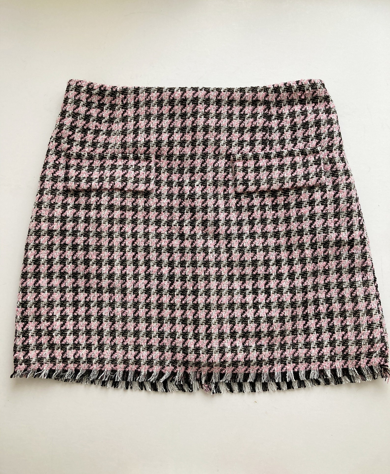 Vintage Mini Skirt Houndstooth Mini Skirt Houndstooth Skirt - Etsy UK