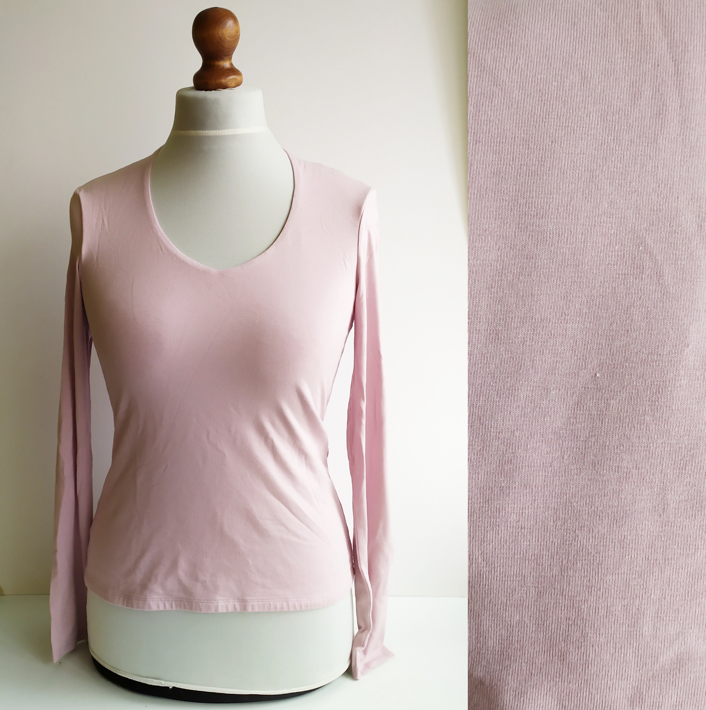 Vintage Lilac Top, Lavender top, Lilac top, Purple top, Light purple top, 90s top, Simple lilac top, Soft tshirt, Purple long sleeve top, S