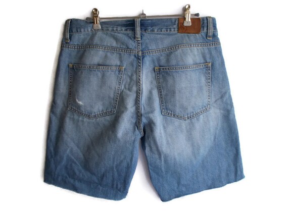 Vintage Mens Denim Shorts Mens Jean 