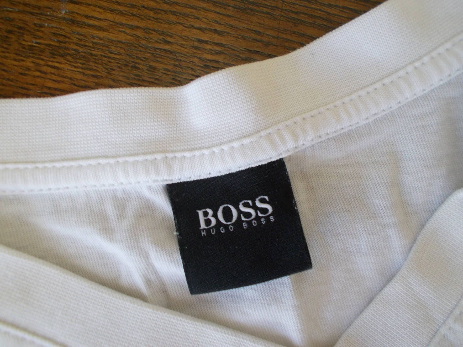 Hugo Boss White Cotton Mens T-Shirt main image 1