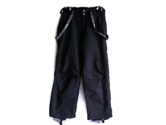 Vintage black ski pants, skiing pants, ski trouser
