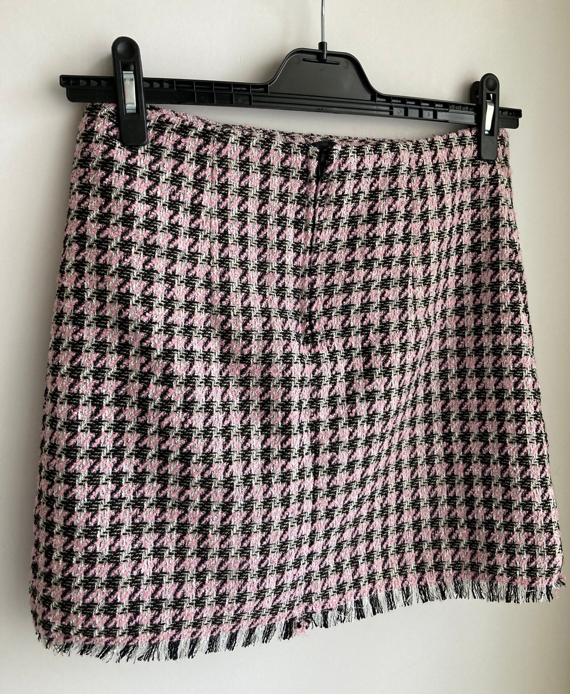 Vintage Mini Skirt Houndstooth Mini Skirt Houndstooth Skirt - Etsy UK