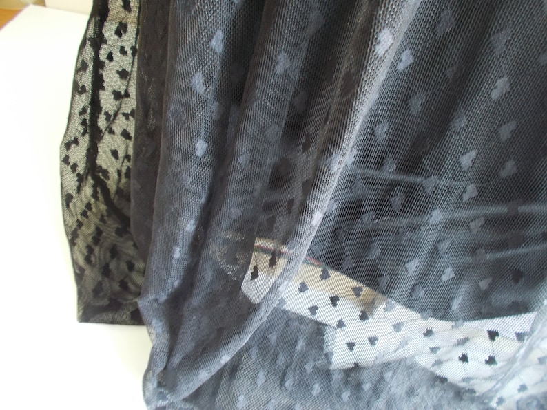 Fancy skirt Party skirt Black sheer skirt Layered black skirt Gift for her Black skirt Size S Dressy skirt Vintage Black Skirt