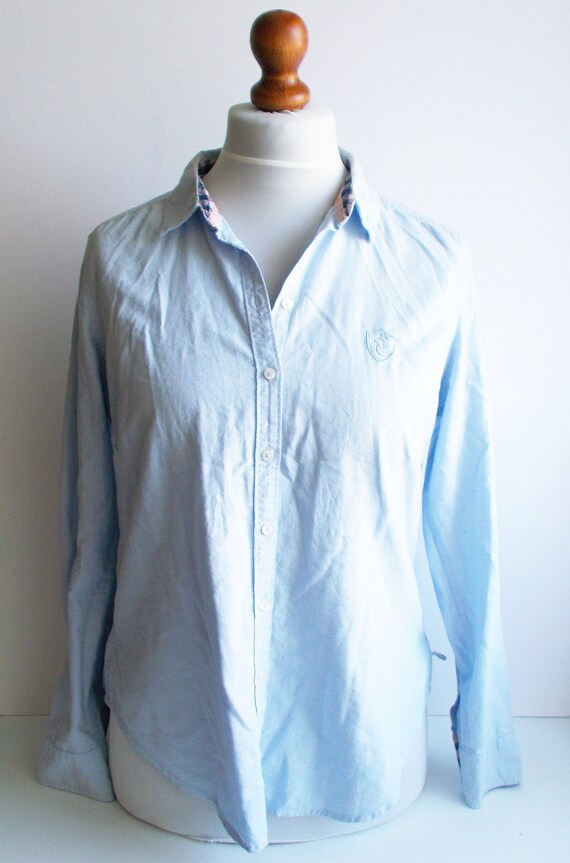 light blue dress shirt womens