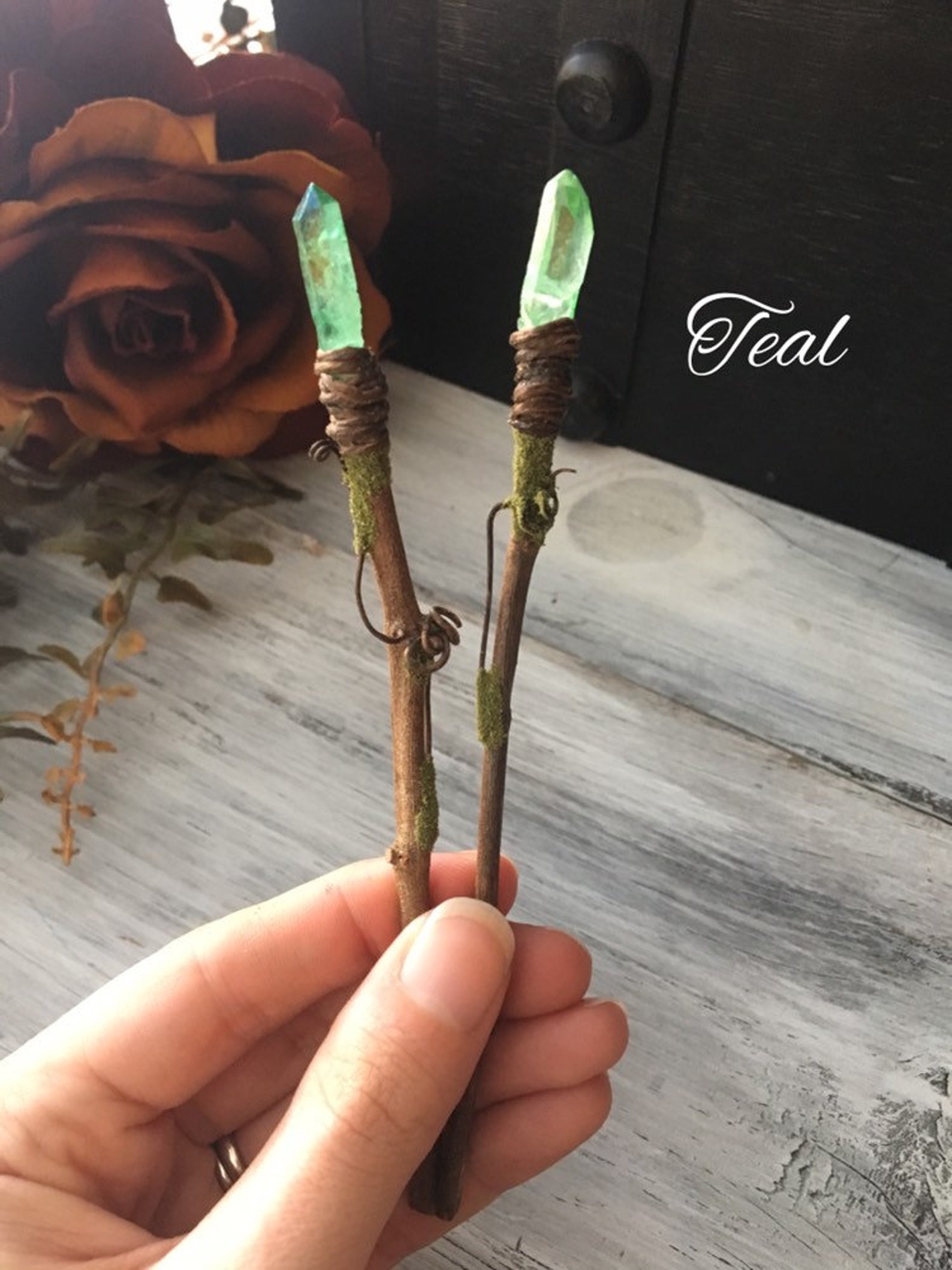 Faery Staff miniature fairy staff fairy furniture Etsy