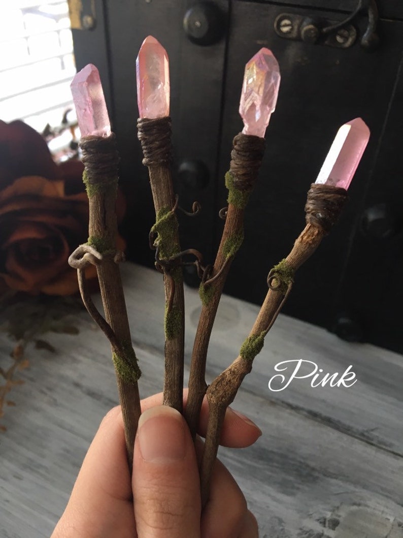 Faery Staff miniature fairy staff fairy furniture Etsy