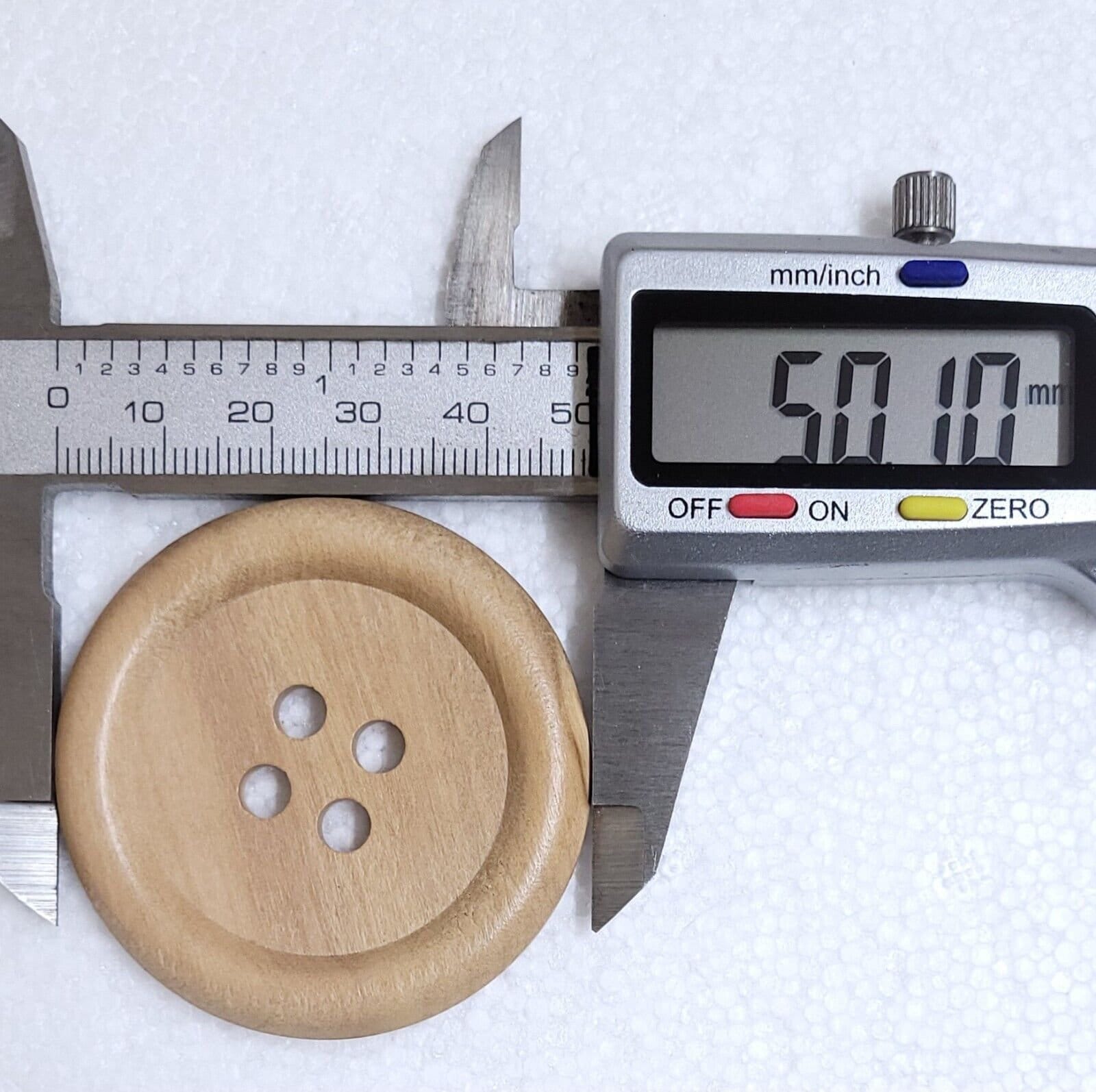 Wide Rim Natural Button Natural Wood Buttons 4 Hole Rim Edge 38mm 50mm 80mm 124mm Big Eco ...