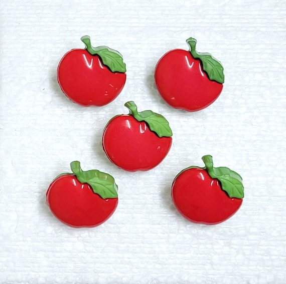 Beutron Candy Apple Red 22mm Buttons on Original Card Beutron Candy Apple Red 22mm Buttons on Original Card