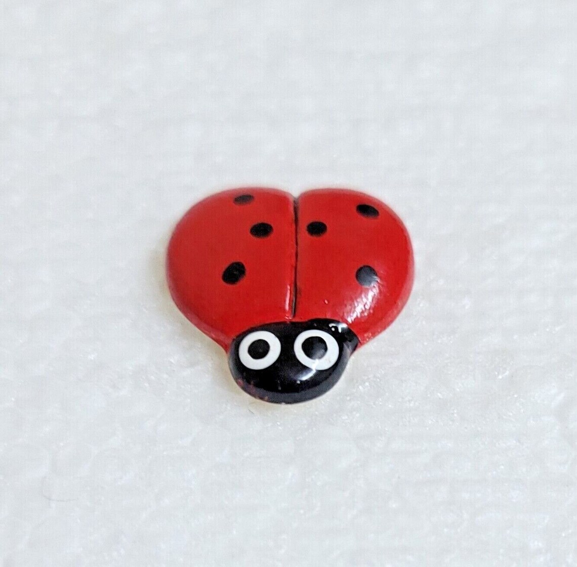Sewing Button Insect JHB International Ladybird Button 9mm 14mm Metal Shank Novelty Insect ...