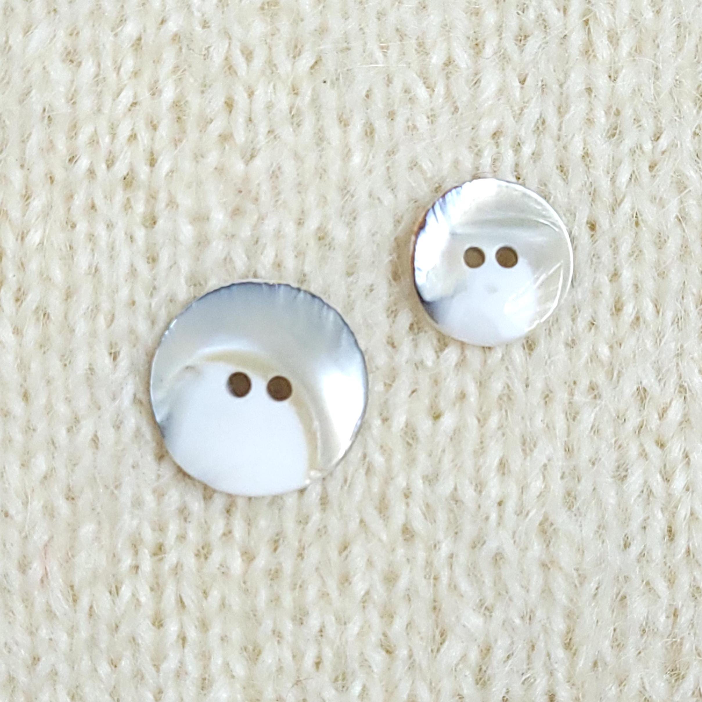 Tiger Shell Button Tigers Eye Nautilus Shell Buttons 15mm or 20mm 2 Hole Iridescent ...