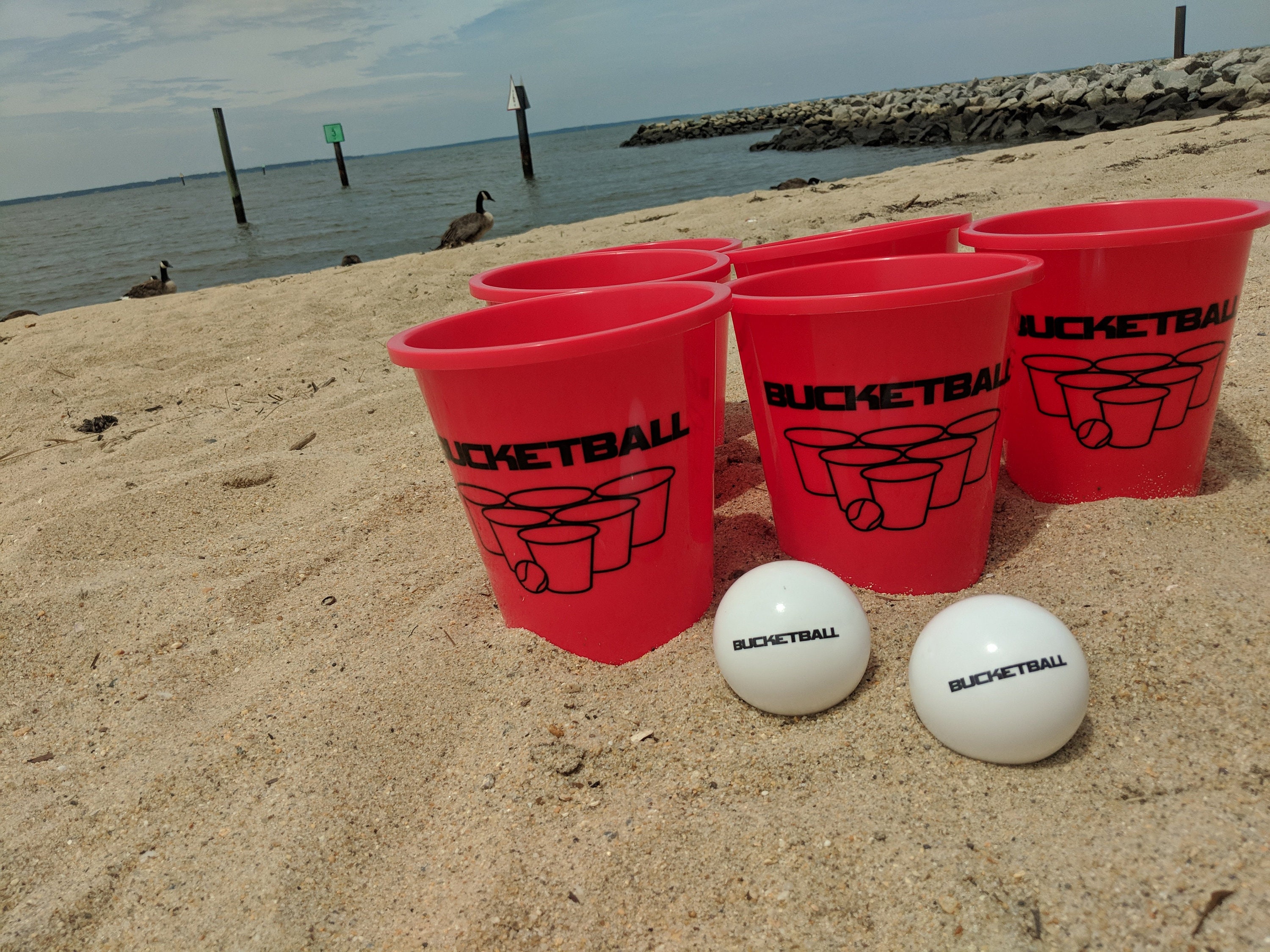 Bucketball Giant Beer Pong Edition Starter Pack Ultimate Etsy
