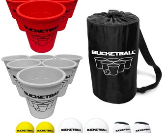 BucketBall - Team Color Edition - Combo Pack (Red/Silver)