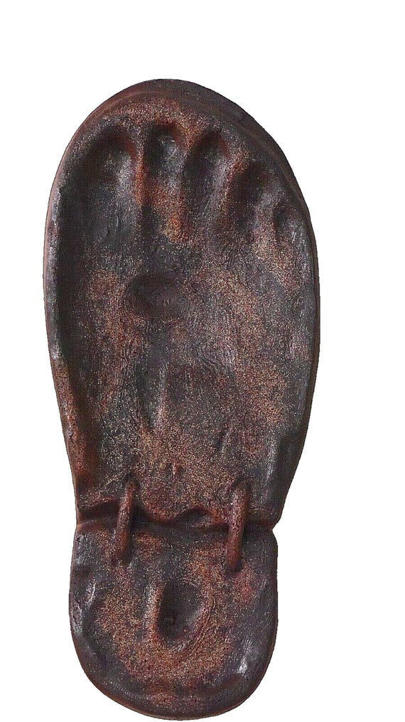 Sculpture Footprint of The Prophet Muhammad