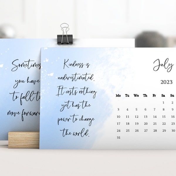 2023 Desk Calendar - Etsy