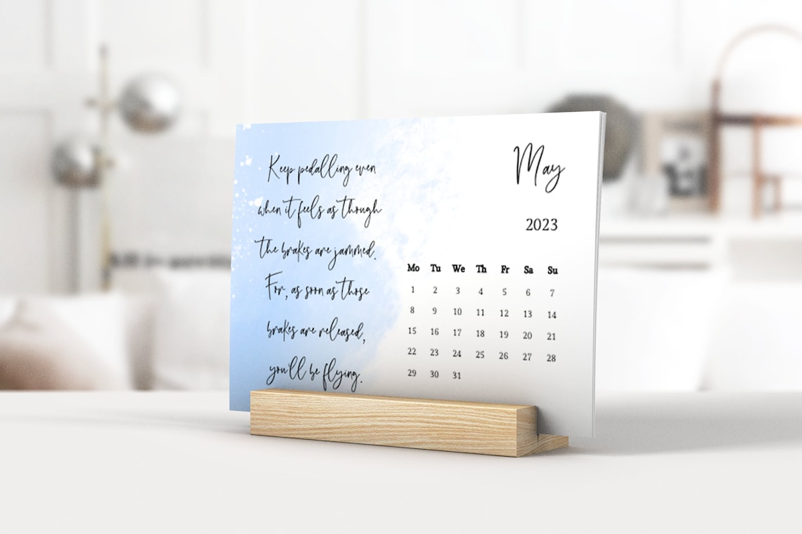 2023 Motivational Desk Calendar Quotes to Inspire - Etsy