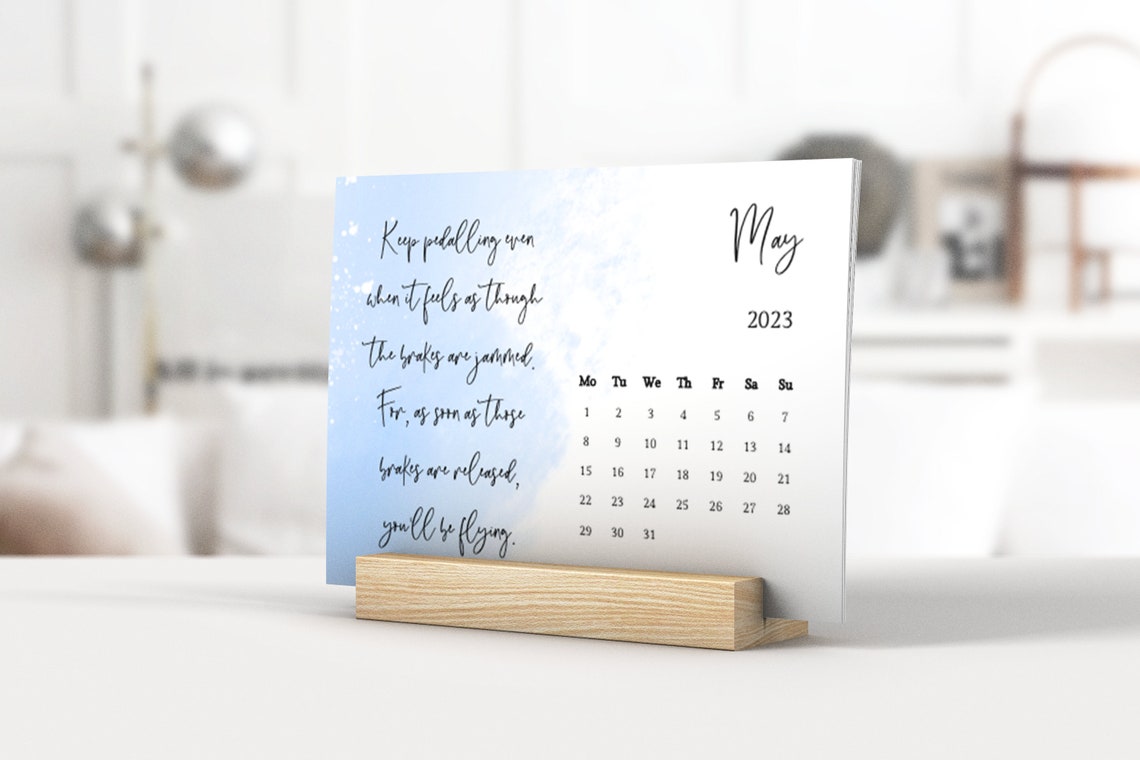 Inspirational Desk Calendar 2023 At Rose Holeman Blog