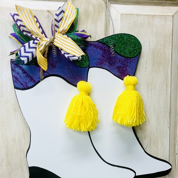mardi gras tassels for boots