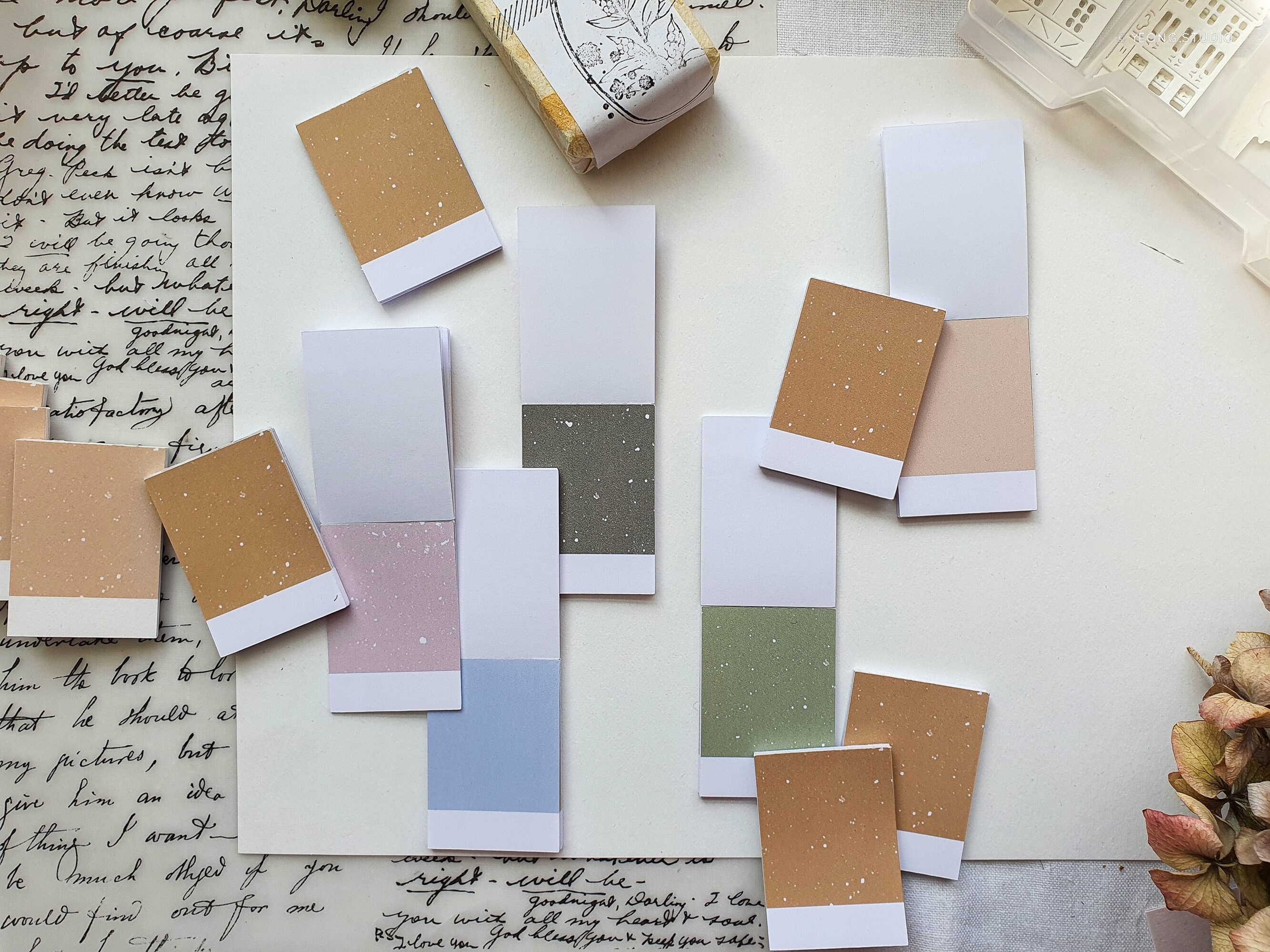 Color Memo Pad, Color Card, Color Card, Scrapbooking, Bullet Journal ...