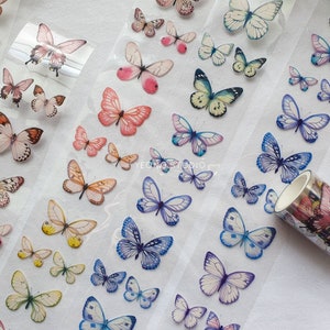Fantasy Butterfly glanzend Pet Tape monster, 90 cm / 1 lus / 1 lus