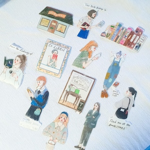 Life in a bookstore  La Dolce Vita Tape Sample, 90 cm / 1 Schleife / 1Loop