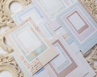 Photoframe sticker, ephemera, vintage journaling sticker