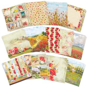 sous le bloc de papier toscan Sun_ ciao bella_ 6 x 6 pouces