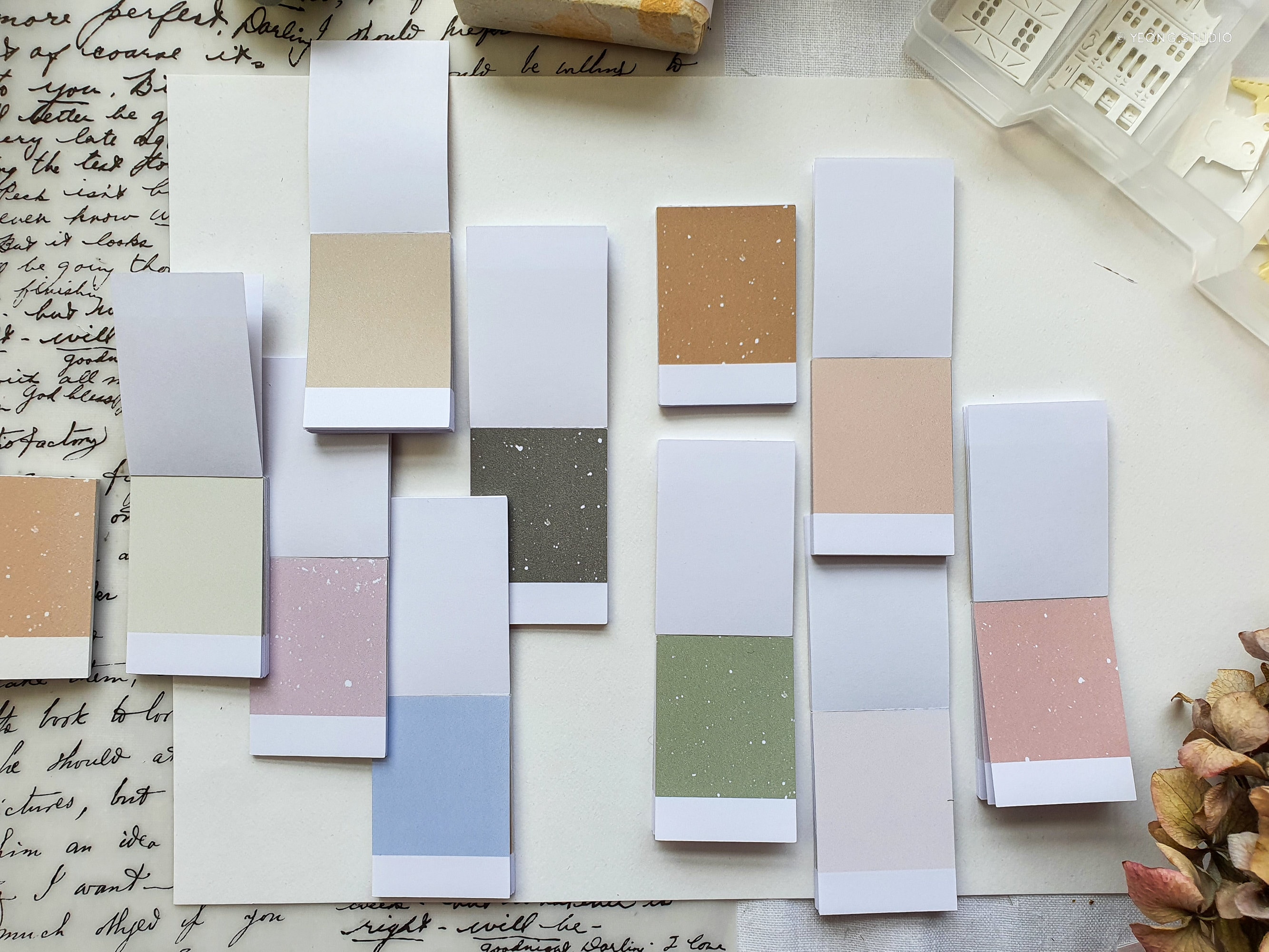 Color Memo Pad, Color Card, Color Card, Scrapbooking, Bullet Journal ...