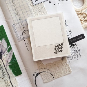 xoxo memo pad/set di promemoria/diario effimero/mini nota