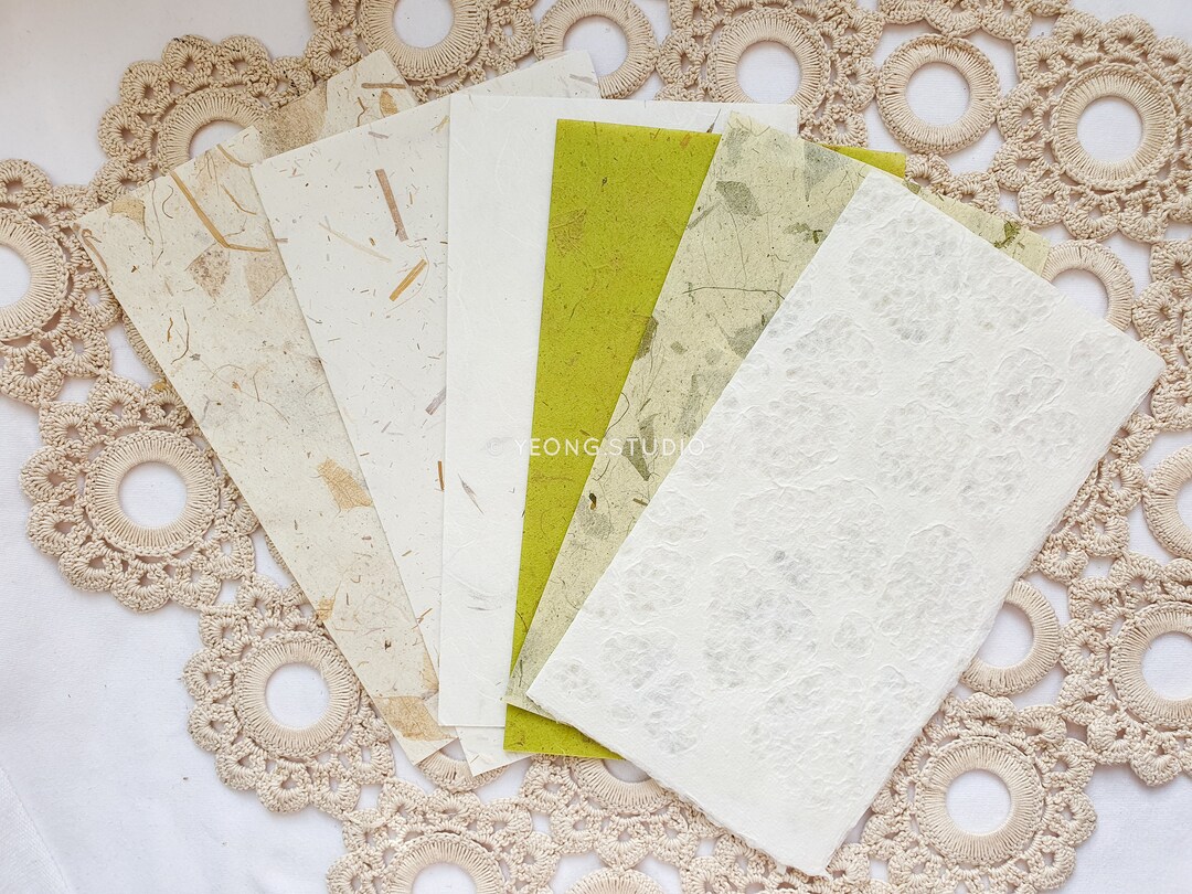 Korean Hanji Paper Set, Original, Scrapbooking, Journal Ephemera