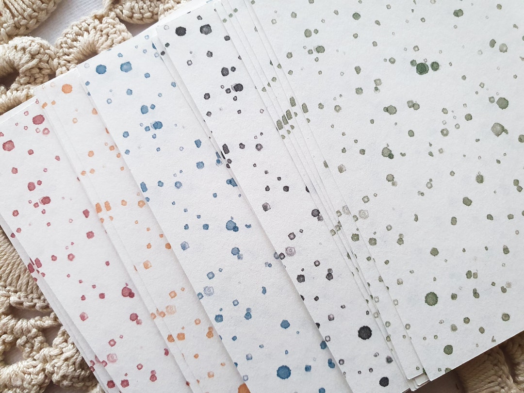 Sticker Splitter Paper Ink Splitter Lables, Handmade Paper Labels, Journal Ephemera, Note Memo ...