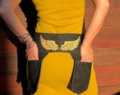 The JACQUI denim pocketed belt