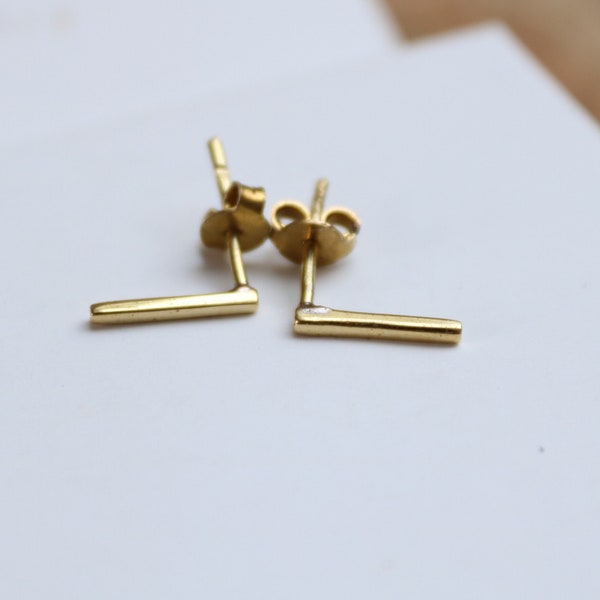 Bar Stud Earrings, Geometric Stud Earrings