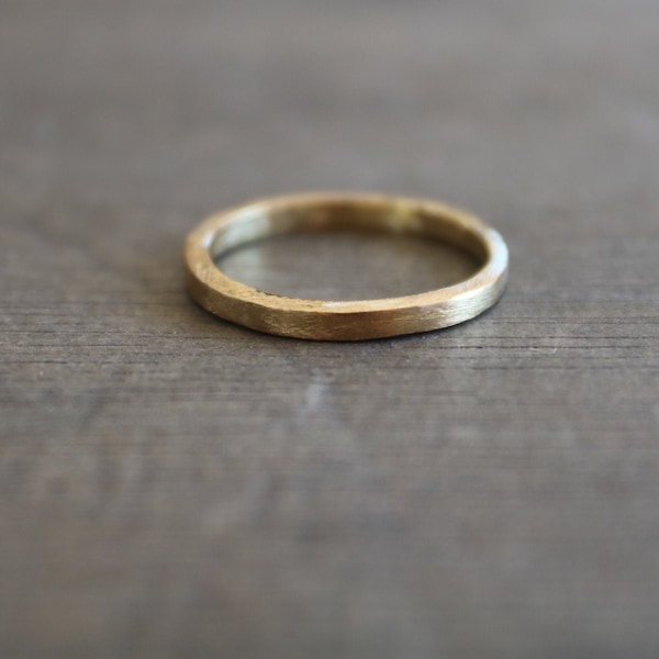 Einfacher Gold Ring, Minimalistischer Ring,