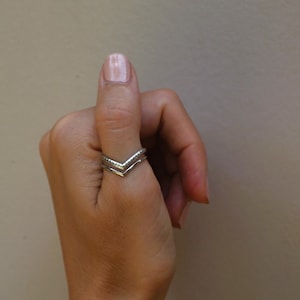 Size-adjustable ring, ring with lace image 2