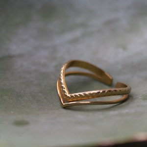 Size-adjustable ring, ring with lace image 4