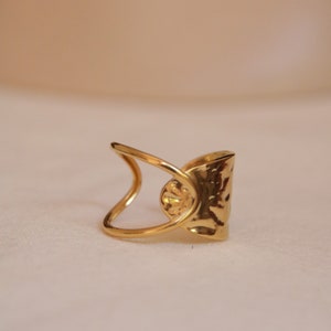 Breiter Statement Ring Edelstahl Bild 10