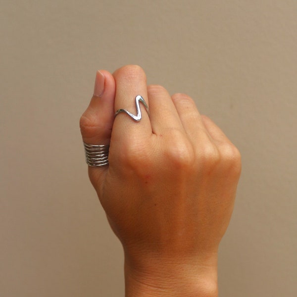 Asymmetrischer Ring- Größenverstellbarer Ring