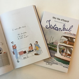 Graphic novel my Expat life, Destination Istanbul image 2