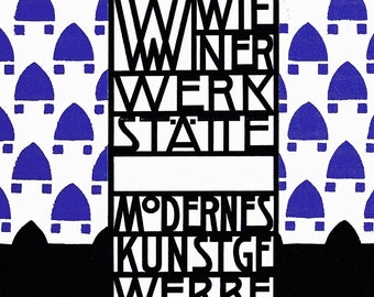Wiener Werkstätte Art Print: Vienna Secession, Oak Hanger Frame