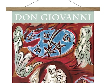 Don Giovanni Print: Mozart Opera, Masson Art, Oak Hanger Frame