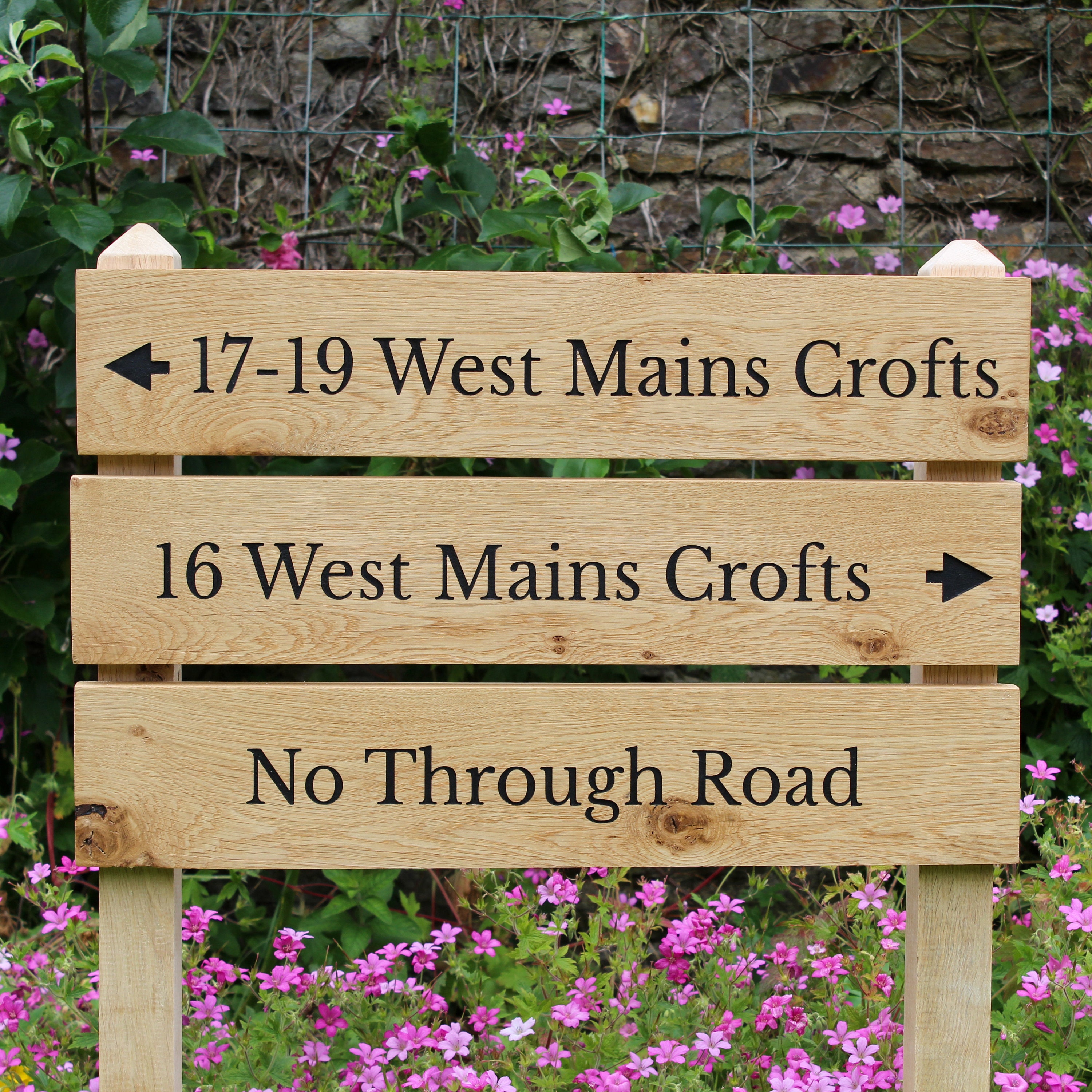 Custom Ladder Signs Engraved Oak Tiered Ladder Sign: Custom Directional Signpost - Etsy UK