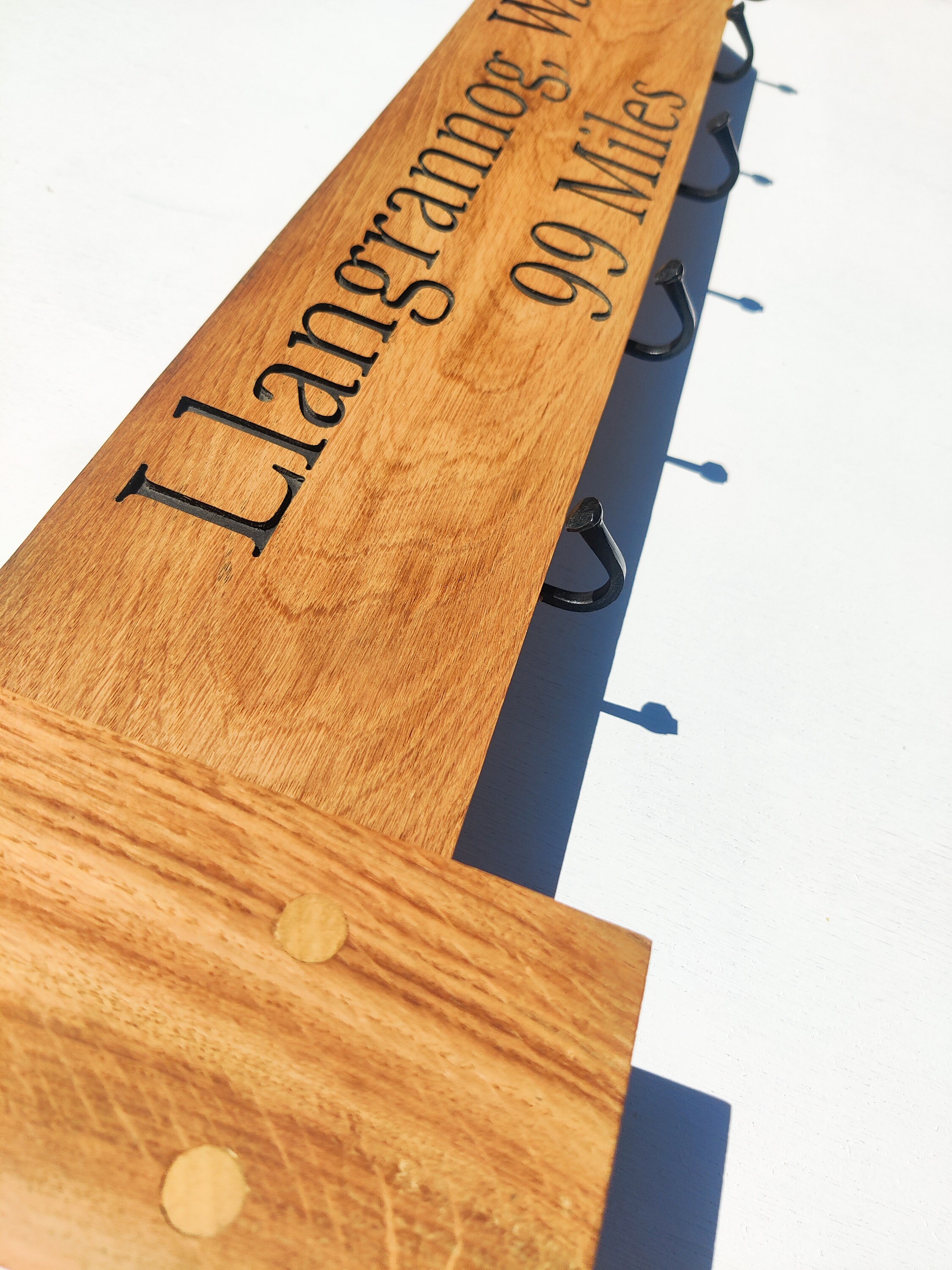 Corner Coat Rack Personalised Coat Rack Bespoke Wall Mounted Etsy UK