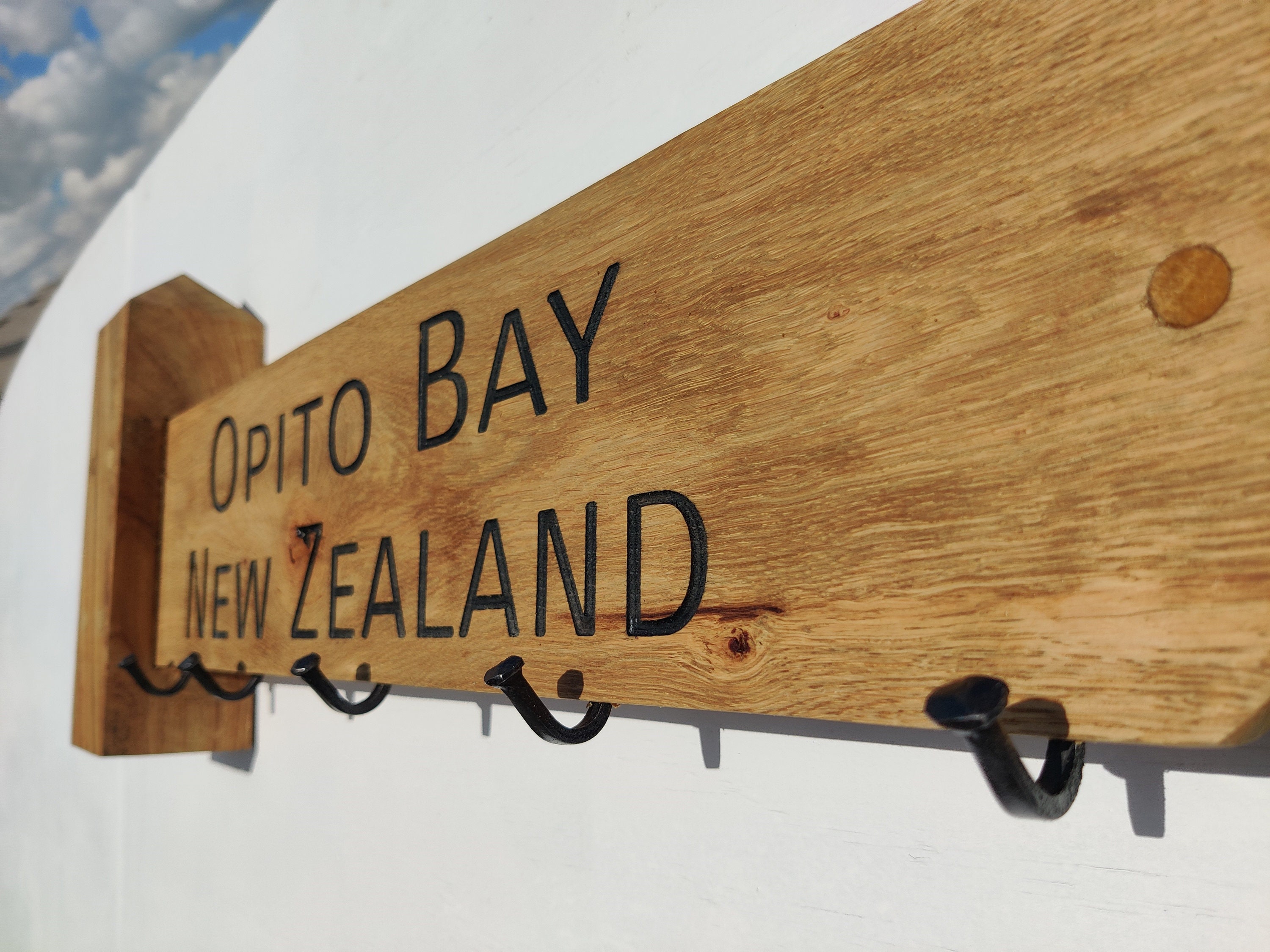 personalized wall mounted coat rack