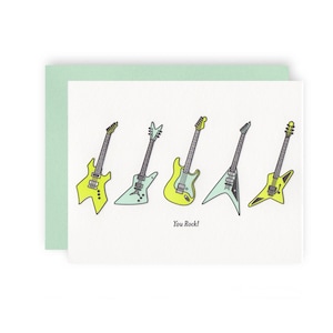 You Rock - Letterpress-wenskaart - briefpapier