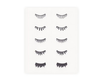 Falsies - Letterpress 8 x 10 Print